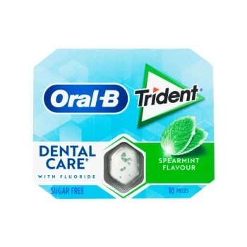 Снимка на дъвки Trident Oral-B SpearMint мента без захар 17гр