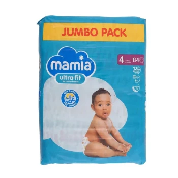 Снимка на памперс Mamia Ultra-fit 4 7-14кг 84бр