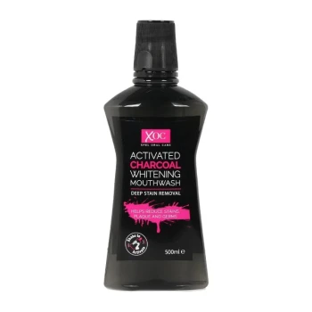 Снимка на вода за уста XOC Xpel Cleansing Charcoal с активен въглен за избелване 500мл