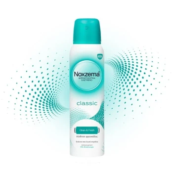 Снимка на део спрей дезодорант Noxzema Classic 48h чисто и свежо 150мл