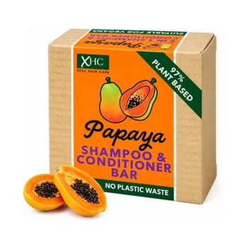 Снимка на сапун XHC 2in1 Papaya шампоан и балсам папая 97% раст.основа 60гр