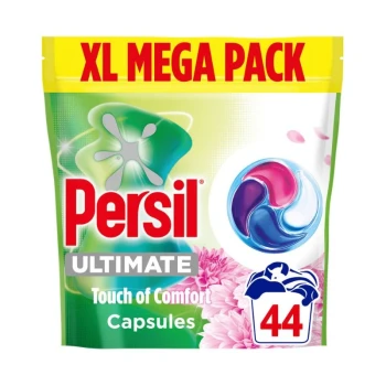 Снимка на капсули Persil Ultimate touch of Comfort по дълготраен аромат на омекотител Комфорт 44бр 