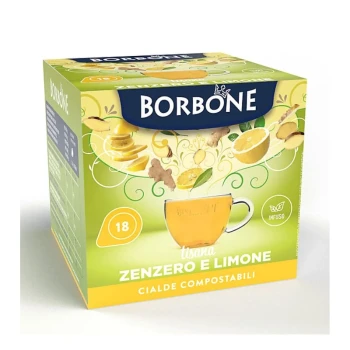 Снимка на чай Borbone Zenzero e Limone джинджифил и лимон за 180мл запарка - хартиена доза 18бр