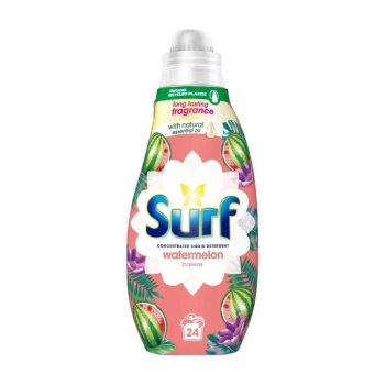 Снимка на течен прах Surf Watermelon Breeze универсал с аромат диня 24пр 648мл ENG