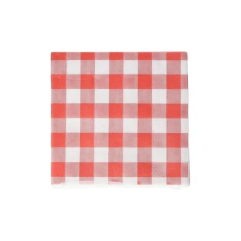 Снимка на салфетки Bulku Fior di Carta Quadri Rosso 33x33 50бр 2пл