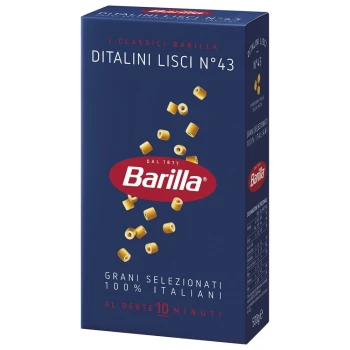 Снимка на паста BARILLA №43 DITALINI LISCI 500гр