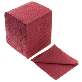 Снимка на салфетки Microlato Bordeaux 24х24 100бр 2пл