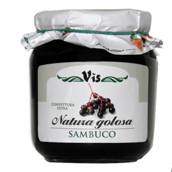 Снимка на мармалад VIS SAMBUCO черен бъз 65прц плод 340гр