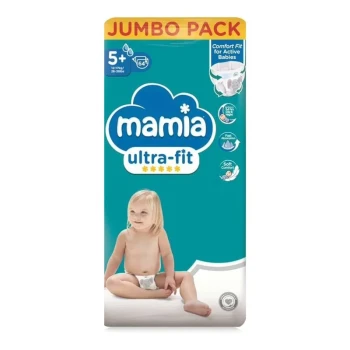 Снимка на памперс Mamia Ultra-fit 5+ 12-17кг 64бр