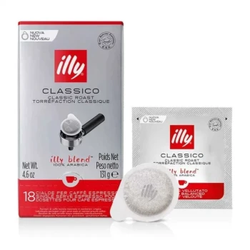 Снимка на кафе illy Classico 18бр хартиена доза