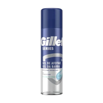 Снимка на гел за бръснене Gillette Revitalizante con te verde piel sensibili Ревитализиращ-зелен чай за чувствителна кожа 200мл