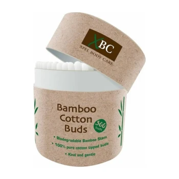 Снимка на клечки за уши XBC Bamboo бамбукови картон кутия 300бр