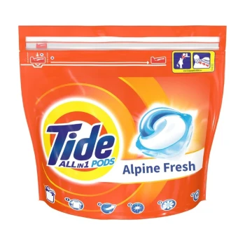 Снимка на капсули Tide Allin1 Alpine Fresh универсал 42бр
