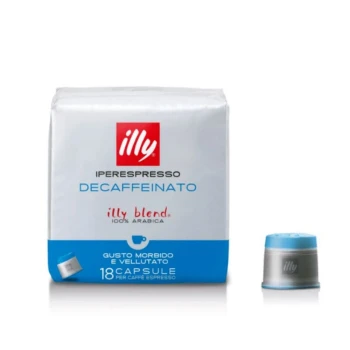 Снимка на кафе illy Decaffeinato без кофеин за iperEspresso 18бр