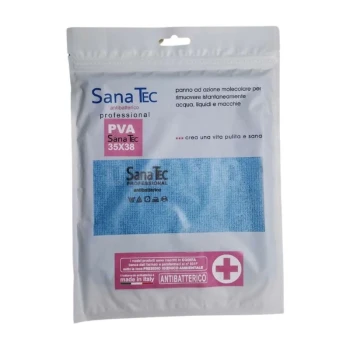 Снимка на кърпа SanaTec Professional Blu микрофибърна антибактериална 35х38