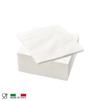 Снимка на салфетки Microlato Bianco 38x38 40бр 2пл