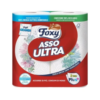 Снимка на кухненска хартия Foxy Asso Ultra 2пл.