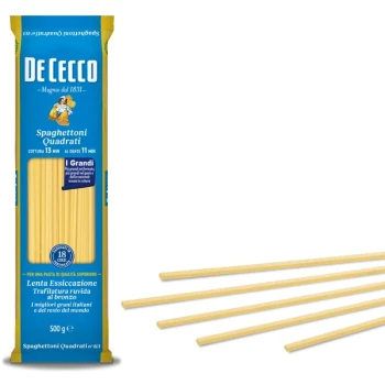 Снимка на паста De Cecco Spaghettoni Quadrati n°413 квадратни спагети 500гр