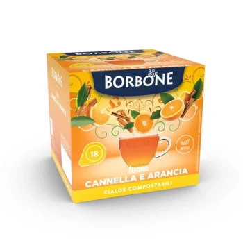 Снимка на чай Borbone Cannela e Arancia канела и портокал за 180мл запарване - хартиена доза 18бр