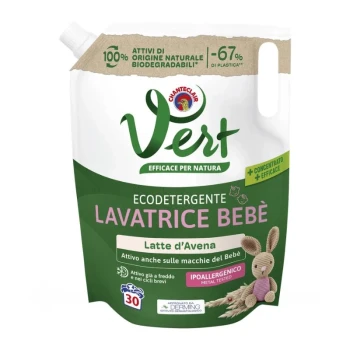 Снимка на течен прах Vert Bebe latte d'Avena овесено мляко универсал 30пр 1.2л
