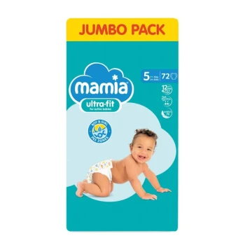 Снимка на памперс Mamia Ultra-fit 5 11-16кг 72бр