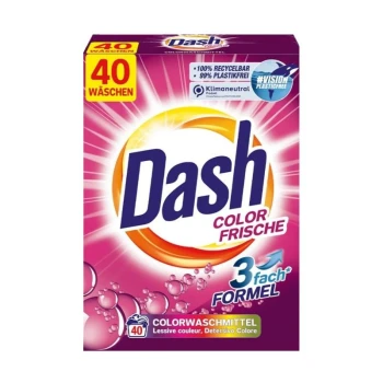 Снимка на сух прах Dash Color Frische цветно 40пр 2.6кг