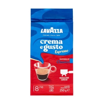 Снимка на кафе Lavazza Crema e Gusto espresso Risveglio Classico 8/10 250гр мелено