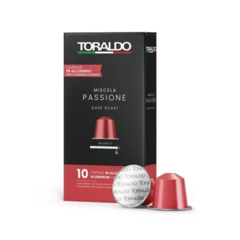 Снимка на кафе Toraldo Passione за nespresso 10бр алуминиви