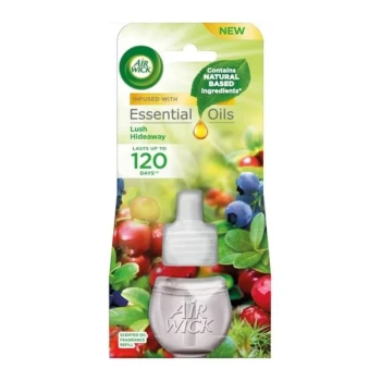 Снимка на ароматизатор пълнител Air Wick Lush Hideway зелено кътче 19мл