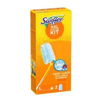 Снимка на прахоуловител Swiffer XXL Duster Staubmagnet Kit 90см дръжка + 2бр прахоуловител