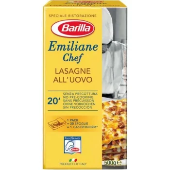 Снимка на паста Barilla Emiliane Professionals кори лазаня с яйца 500гр