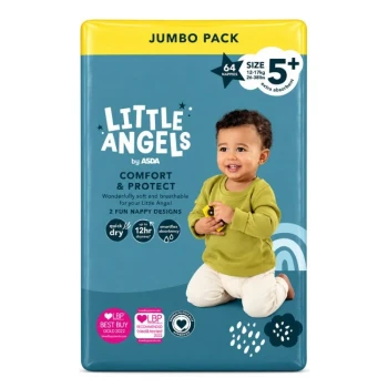 Снимка на памперс Little Angels 5+ 12-17кг 64бр