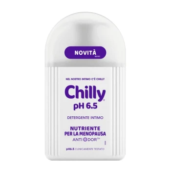 Снимка на интимен гел Chilly Nutriente per la Menopausa AntiOdor pH6.5 за менопауза премахва миризми 200мл