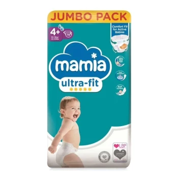 Снимка на памперс Mamia Ultra-fit 4+ 10-15кг 78бр