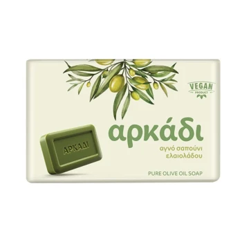 Снимка на сапун Arkadi Green soap pure olive oil Vegan чист зелен сапун от чист зехтин 150гр