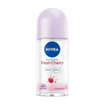 Снимка на рол-он дезодорант Nivea Fresh Cherry 48h свежа череша 50мл