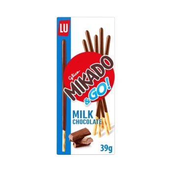 Снимка на солети Mikado and Go Chocolat au Lat сладки солети с млечен шоколад 39гр