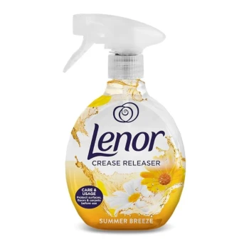 Снимка на парфюмен спрей Lenor Crease Releaser Summer Breeze за изправяне на гънки летен бриз 500мл