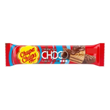 Снимка на вафла Chupa Chups crunchy choco milk хрупкав млечен шоколад 27гр