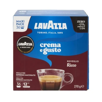 Снимка на кафе Lavazza Crema e Gusto Ricco за a modo mio 36бр