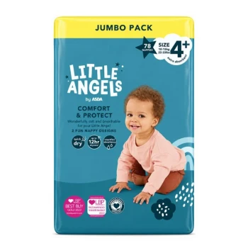 Снимка на памперс Little Angels 4+ 10-15кг 78бр 