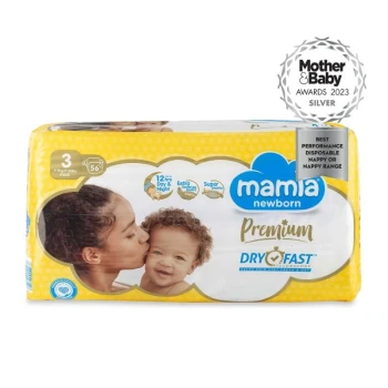 Снимка на памперс Mamia Newborn 3 4-9кг 56бр