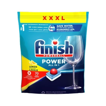 Снимка на таблетки съдомиялна Finish Power 70 съдомиялни