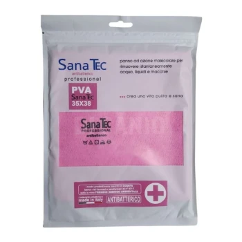 Снимка на кърпа SanaTec Professional Rosa микрофибърна антибактериална 35х38