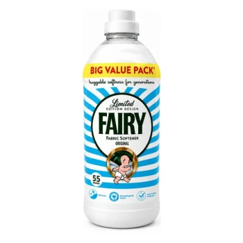 Снимка на омекотител Fairy Original limited edition бебешки лимитирана серия 55пр 1.815л 