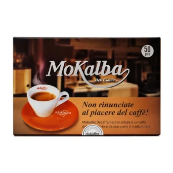 Снимка на кафе Mokalba Dek безкофеиново за хартиена доза 50бр