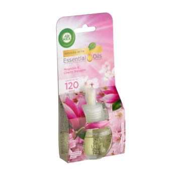 Снимка на ароматизатор пълнител Air Wick Magnolia and Cherry Blossom магнолия и цветя от вишна 19мл