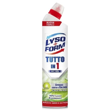 Снимка на препарат тоалетна гел Lysoform Tutto in 1 Wc Gel Lime 750мл