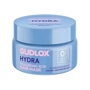 Снимка на маска за коса Gudlox Hydra с хиалуронова к-на за дехидратирана коса 0% сулфати, парабени и фосфати 300мл