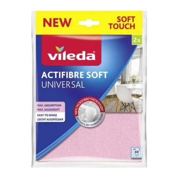 Снимка на кърпа Vileda Actifibre Soft микрофибър 29Х29 силнопопивателна